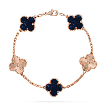 [Glow Jewelry]New CLOVER 5 MOTIF PIETERSITE BRACELET COLLECTION