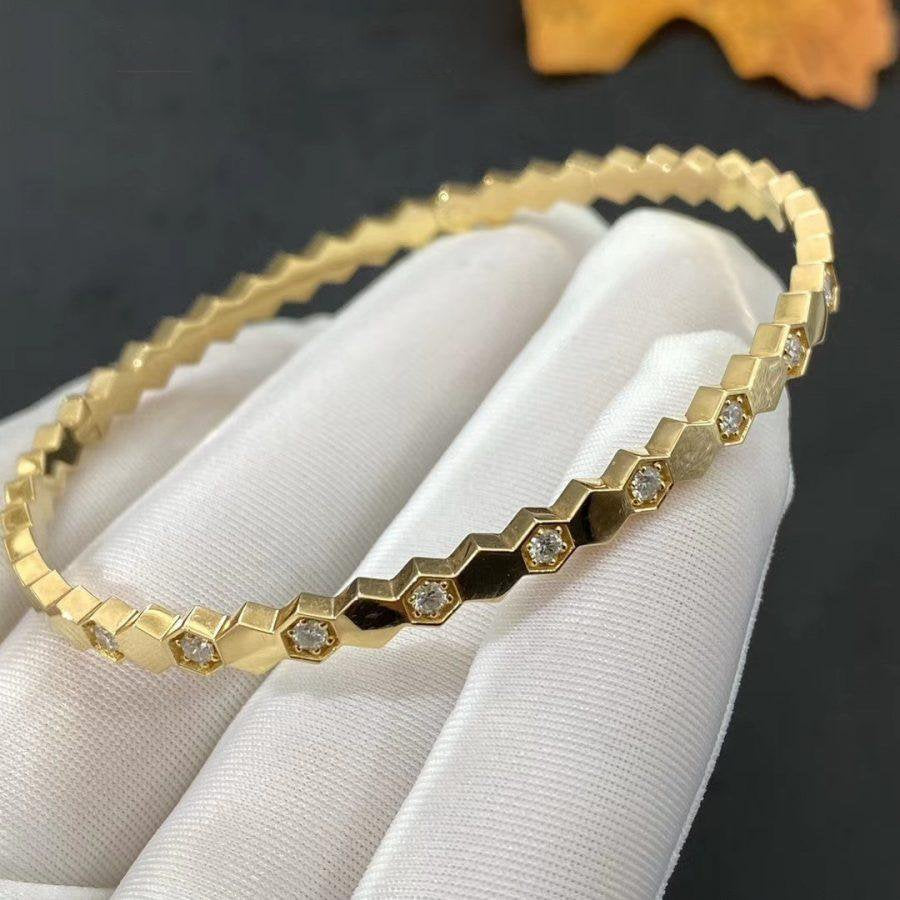 [Glow Jewelry]BEE LOVE GOLD DIAMOND BRACELET