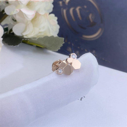 ¡®Glow Jewelry¡¯BEE LOVE PINK GOLD DIAMOND EARRINGS