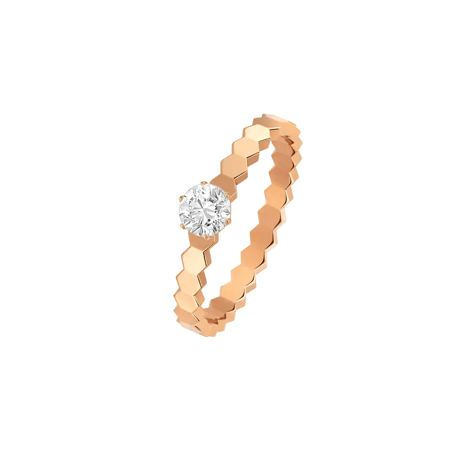 ¡®Glow Jewelry¡¯BEE LOVE RING PINK GOLD 1 DIAMOND