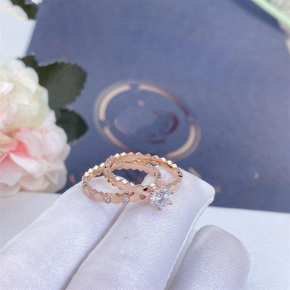 [Glow Jewelry]BEE LOVE RING PINK GOLD 1 DIAMOND