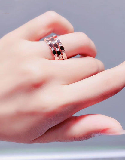 [Glow Jewelry]BEE LOVE RING PINK GOLD DIAMOND