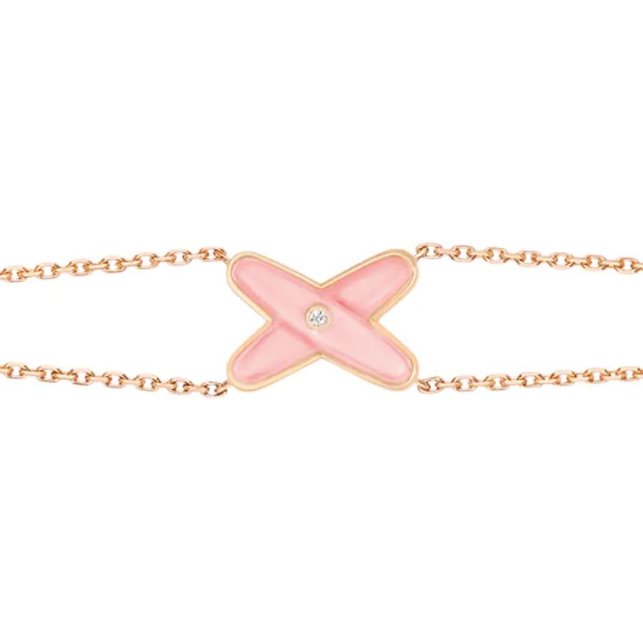 [Glow Jewelry]JEUX BRACELET PINK MOP PINK GOLD 1 DIAMOND