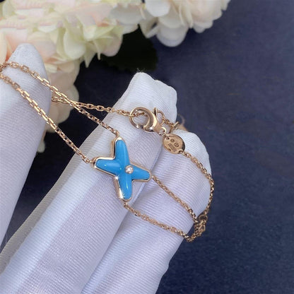 ¡®Glow Jewelry¡¯JEUX BRACELET TURQUOISE PINK GOLD 1 DIAMOND