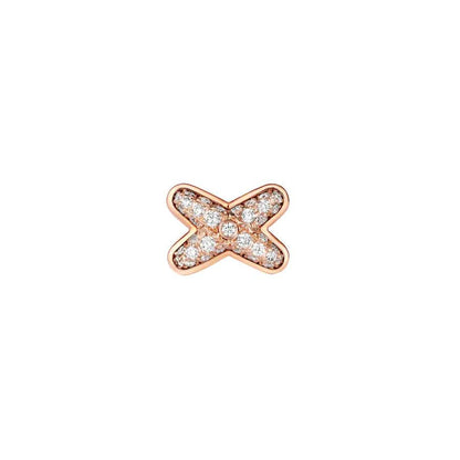 [Glow Jewelry]JEUX DE PINK GOLD DIAMOND EARRINGS