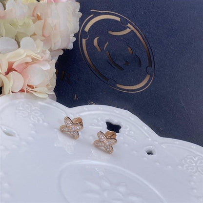 ¡®Glow Jewelry¡¯JEUX DE PINK GOLD DIAMOND EARRINGS