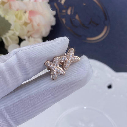 ¡®Glow Jewelry¡¯JEUX DE PINK GOLD DIAMOND EARRINGS