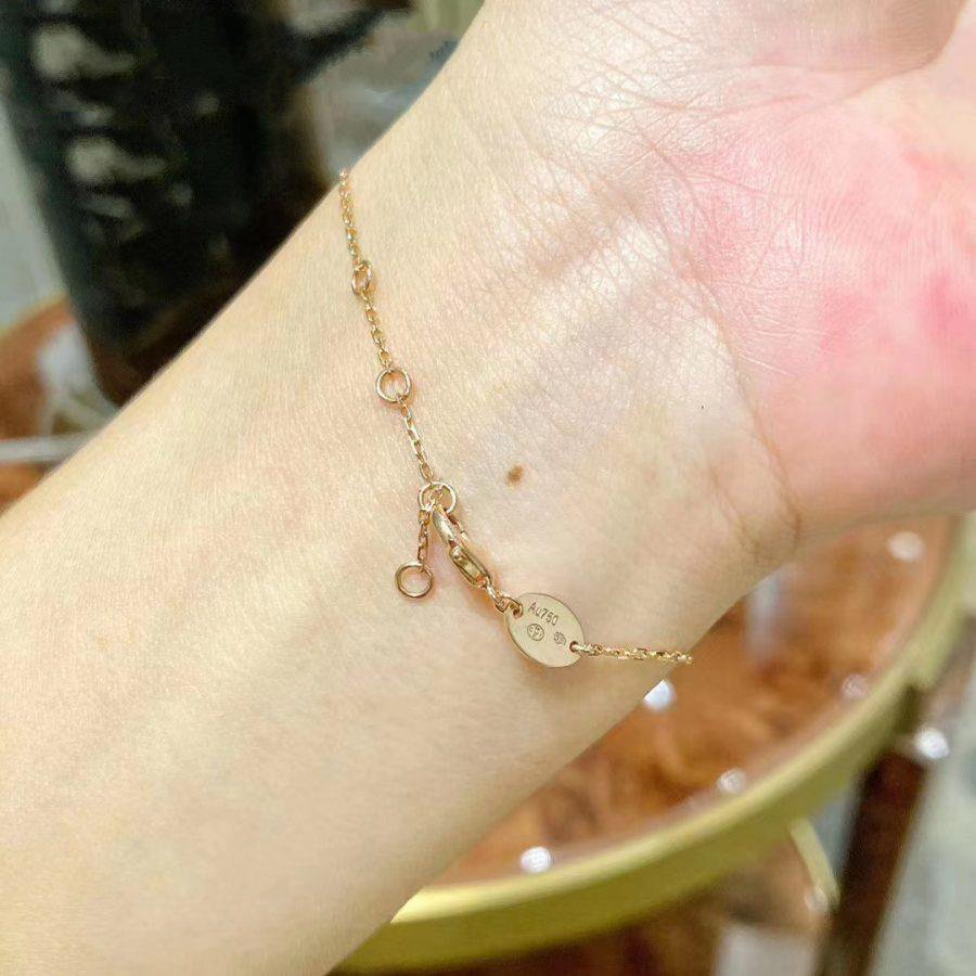 [Glow Jewelry]JEUX DE BRACELET MOP PINK GOLD DIAMONDS
