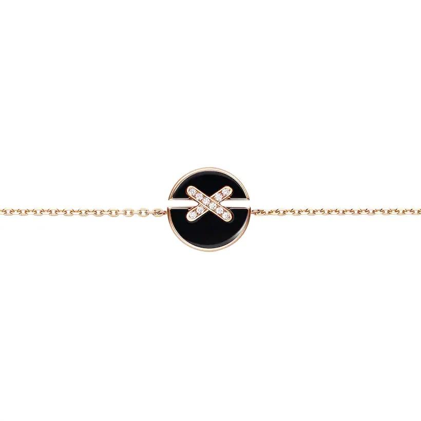 ¡®Glow Jewelry¡¯JEUX DE BRACELET ONYX PINK GOLD DIAMOND