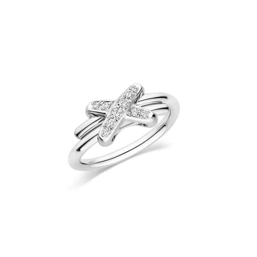 ¡®Glow Jewelry¡¯JEUX DE SILVER DIAMOND RING