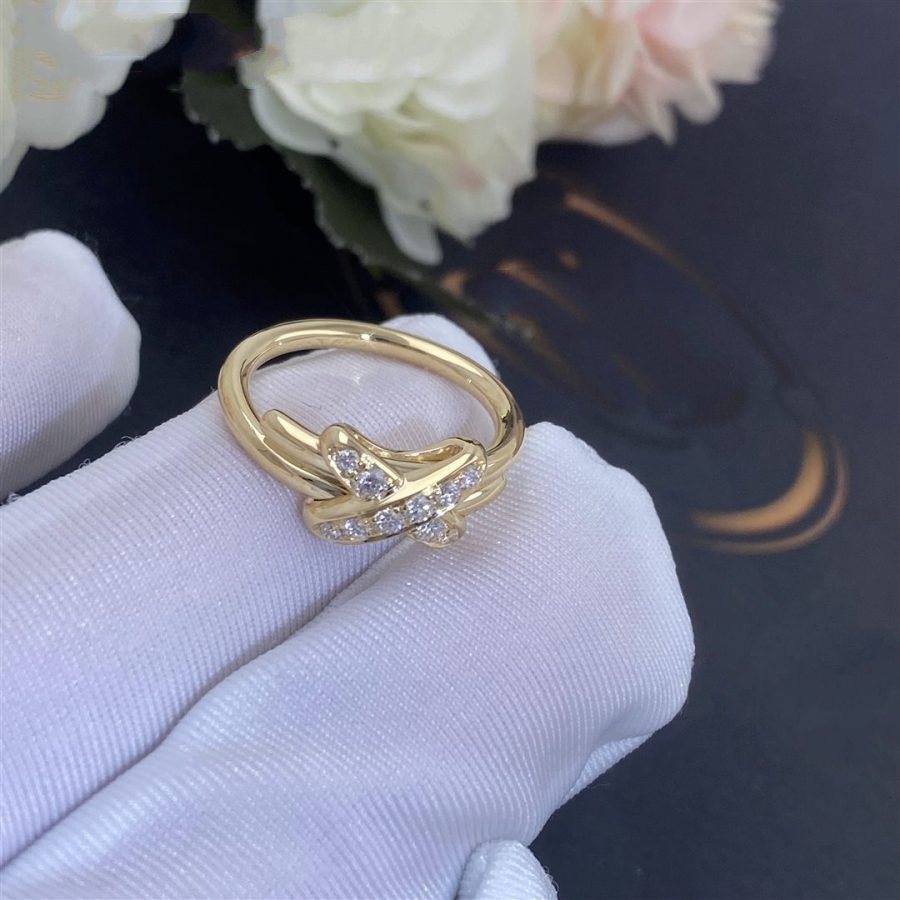 [Glow Jewelry]JEUX DE GOLD DIAMOND RING