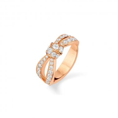 [Glow Jewelry]LIENS PINK GOLD DIAMOND RING
