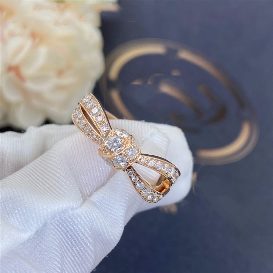 [Glow Jewelry]LIENS PINK GOLD DIAMOND RING