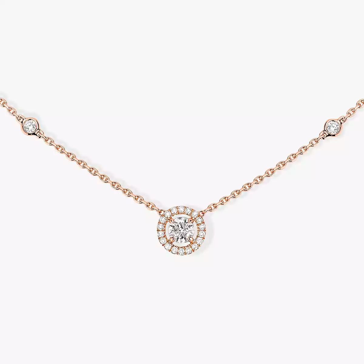 [Glow Jewelry]Diamond Necklace 0,20ct Brilliant Shape Joy