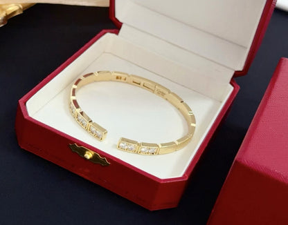 [Glow Jewelry jewelrys]LOVE DIAMOND OPEN  BRACELET