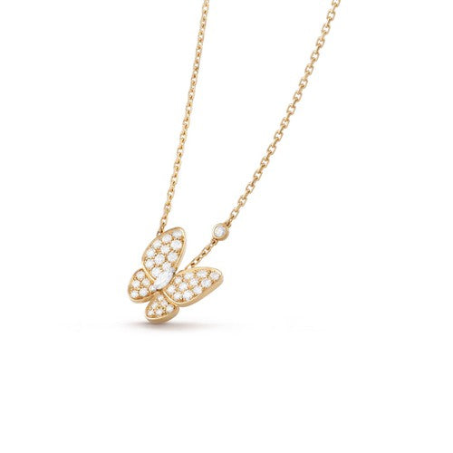 ¡®Glow Jewelry¡¯BUTTERFLY DIAMOND NECKLACE