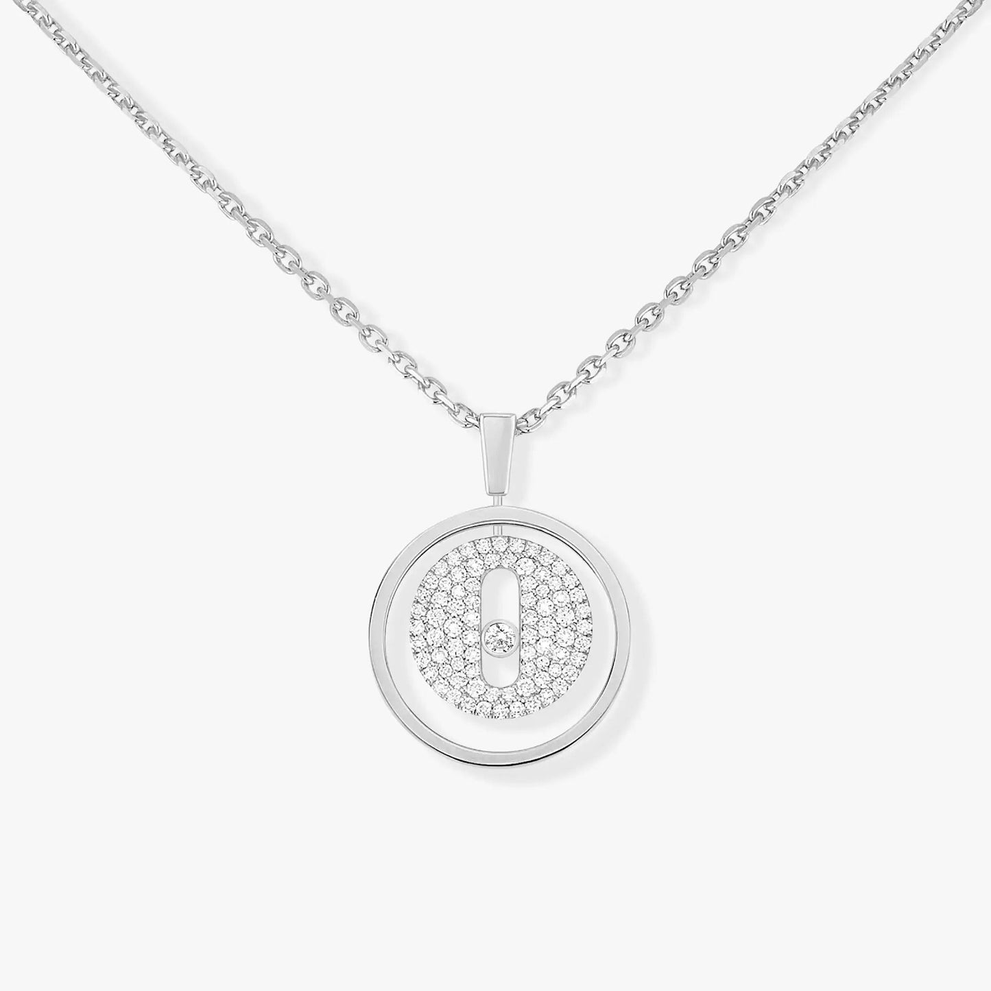 [Glow Jewelry]LUCKY MOVER PM PAVED NECKLACE