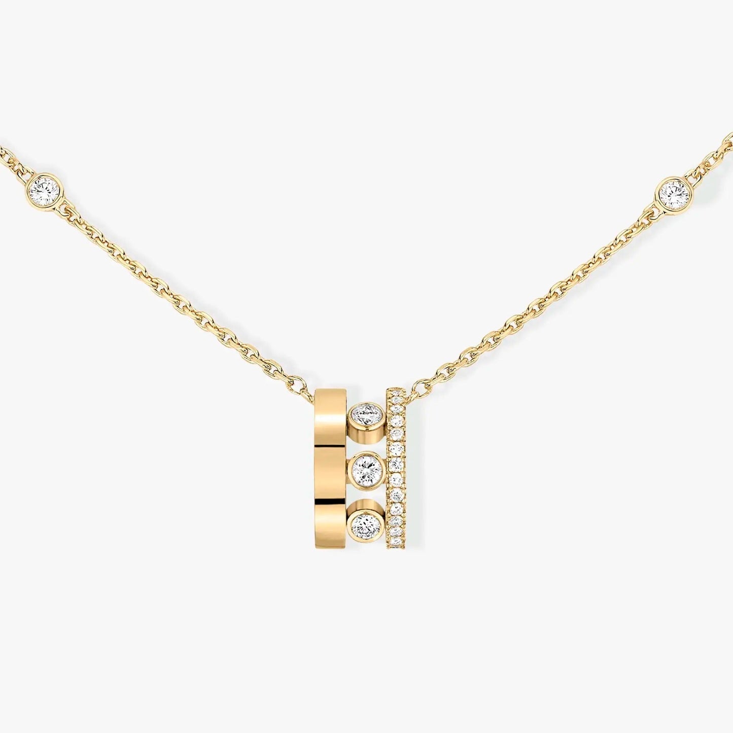 [Glow Jewelry]CHAIN MOVE ROMANE PEDAND NECKLACE
