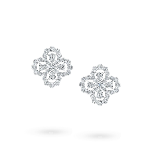 ¡®Glow Jewelry¡¯LOOP EARRINGS FULL MOTIF DIAMOND 16MM