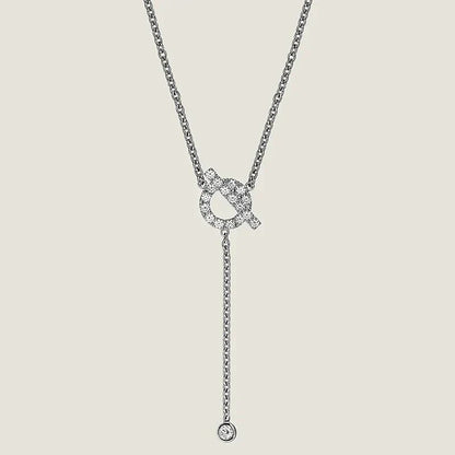 ¡®Glow Jewelry¡¯FINESSE SILVER DIAMOND NECKLACE
