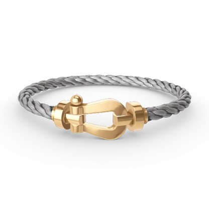 ¡®Glow Jewelry¡¯ホースシュー ブレスレット（ラージ・ダイヤなし）ゴールド