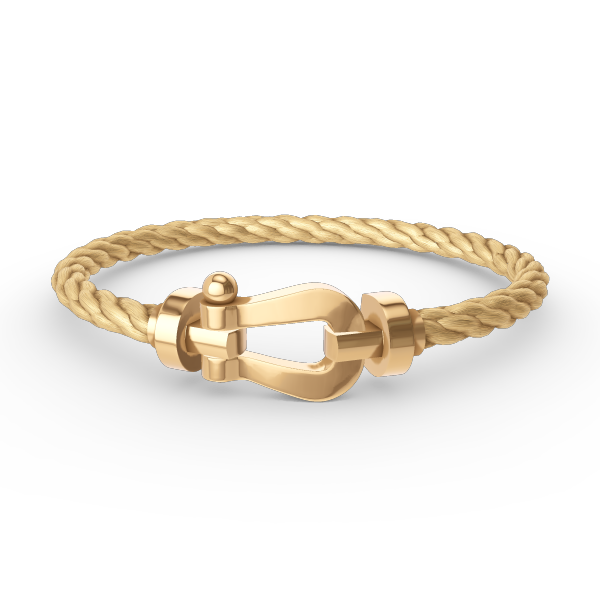 ¡®Glow Jewelry¡¯ホースシュー ブレスレット（ラージ・ダイヤなし）ゴールド