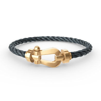 ¡®Glow Jewelry¡¯ホースシュー ブレスレット（ラージ・ダイヤなし）ゴールド