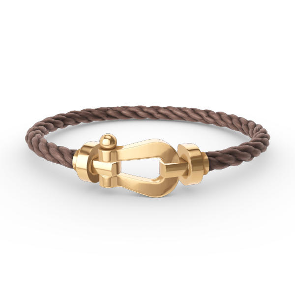 ¡®Glow Jewelry¡¯ホースシュー ブレスレット（ラージ・ダイヤなし）ゴールド
