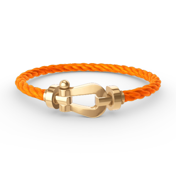 ¡®Glow Jewelry¡¯ホースシュー ブレスレット（ラージ・ダイヤなし）ゴールド