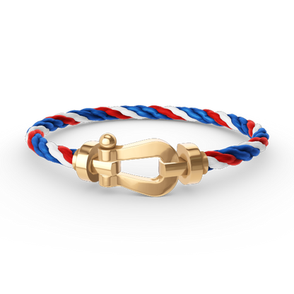 ¡®Glow Jewelry¡¯ホースシュー ブレスレット（ラージ・ダイヤなし）ゴールド