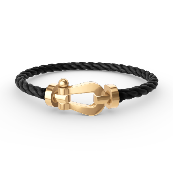 ¡®Glow Jewelry¡¯ホースシュー ブレスレット（ラージ・ダイヤなし）ゴールド