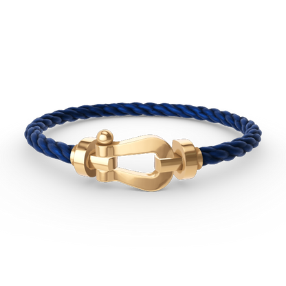 ¡®Glow Jewelry¡¯ホースシュー ブレスレット（ラージ・ダイヤなし）ゴールド