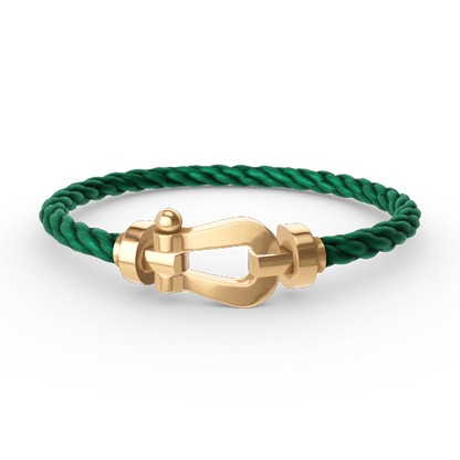 ¡®Glow Jewelry¡¯ホースシュー ブレスレット（ラージ・ダイヤなし）ゴールド