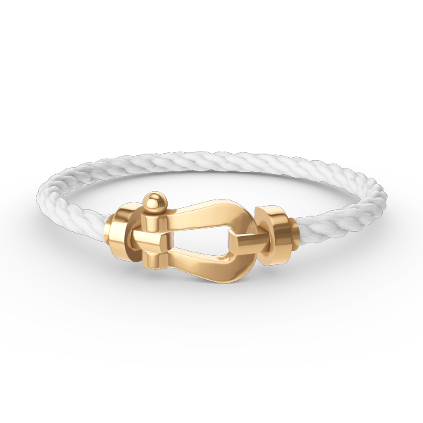 ¡®Glow Jewelry¡¯ホースシュー ブレスレット（ラージ・ダイヤなし）ゴールド