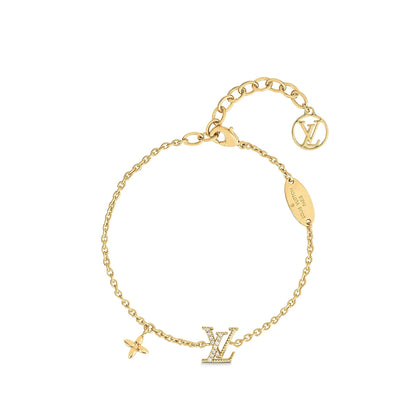¡®Glow Jewelry¡¯LOGO STAR MOTIF GOLD BRACELET