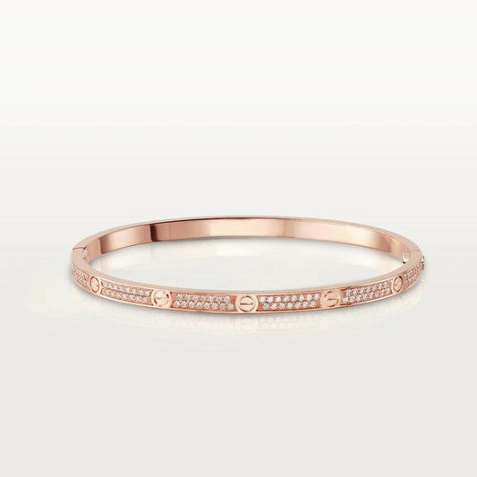 [Glow Jewelry]LOVE BRACELET 3.65MM DIAMOND-PAVED