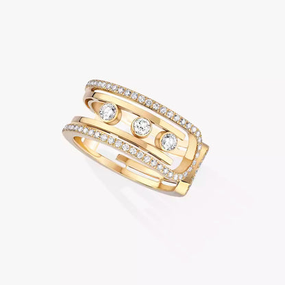 [Glow Jewelry]Move 10th Diamond Ring in Gold