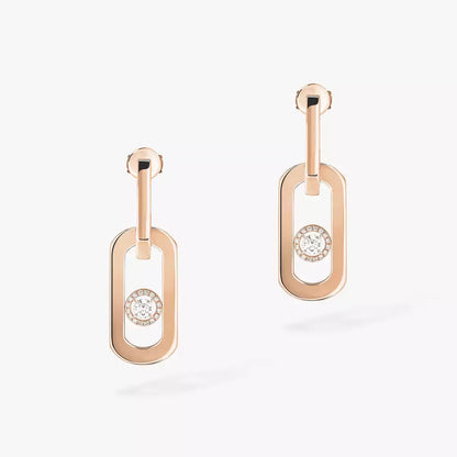 [Glow Jewelry]So Move XL Diamond Pendant Earrings