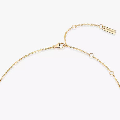 [Glow Jewelry]Lucky Eye Diamond Necklace in Rose Gold and Turquoise