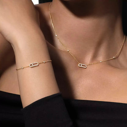 [Glow Jewelry]Diamond Necklace Move Uno