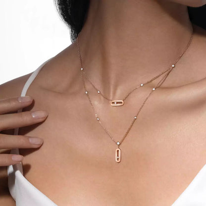 [Glow Jewelry] Move Uno Diamond Necklace