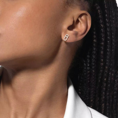 [Glow Jewelry]Move Uno Diamond Earrings
