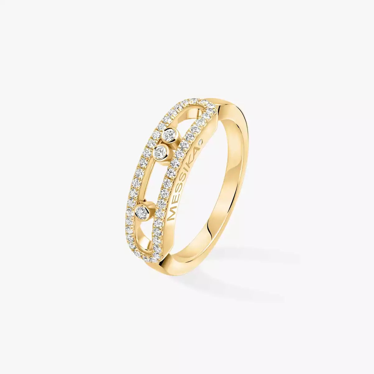 [Glow Jewelry] Baby Move Gold Diamond Pave_ Ring