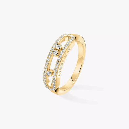 [Glow Jewelry] Baby Move Gold Diamond Pave_ Ring