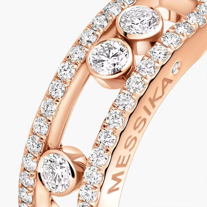 [Glow Jewelry] Move Gold Diamond Pave_ Ring