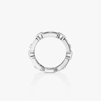 [Glow Jewelry]Move Link Pave_-Set Diamond Ring in Gold