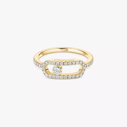 [Glow Jewelry]Move Uno Diamond Ring in Gold