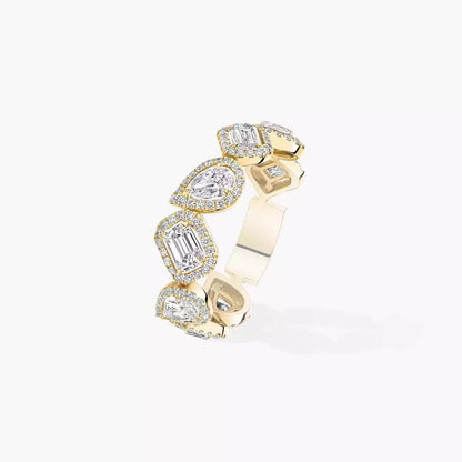 [Glow Jewelry]Diamond Wedding Ring My Twin