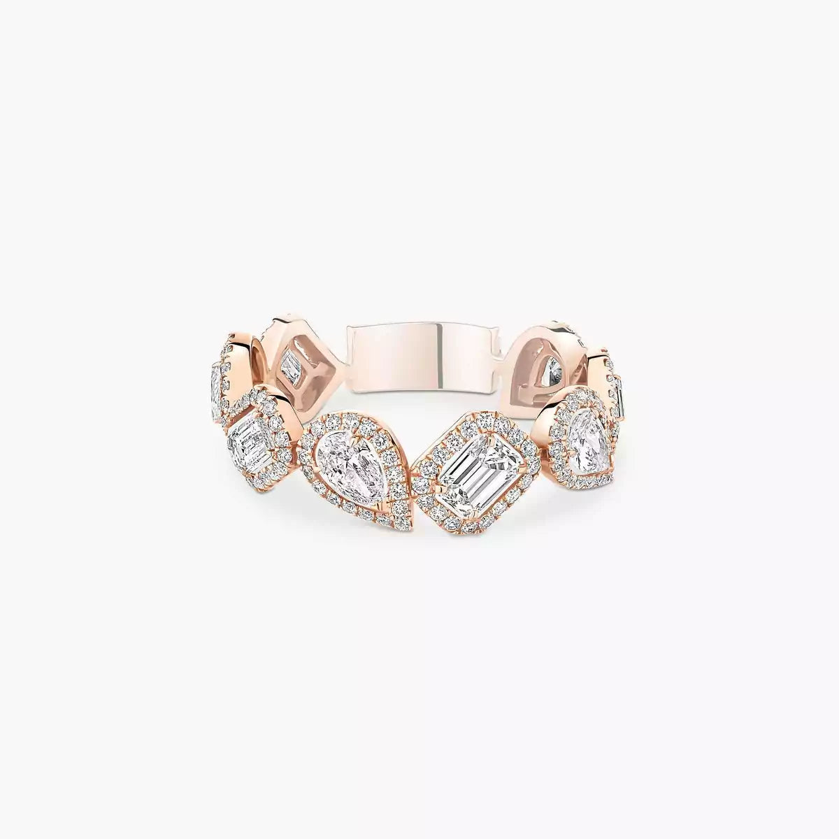 [Glow Jewelry]Diamond Wedding Ring My Twin