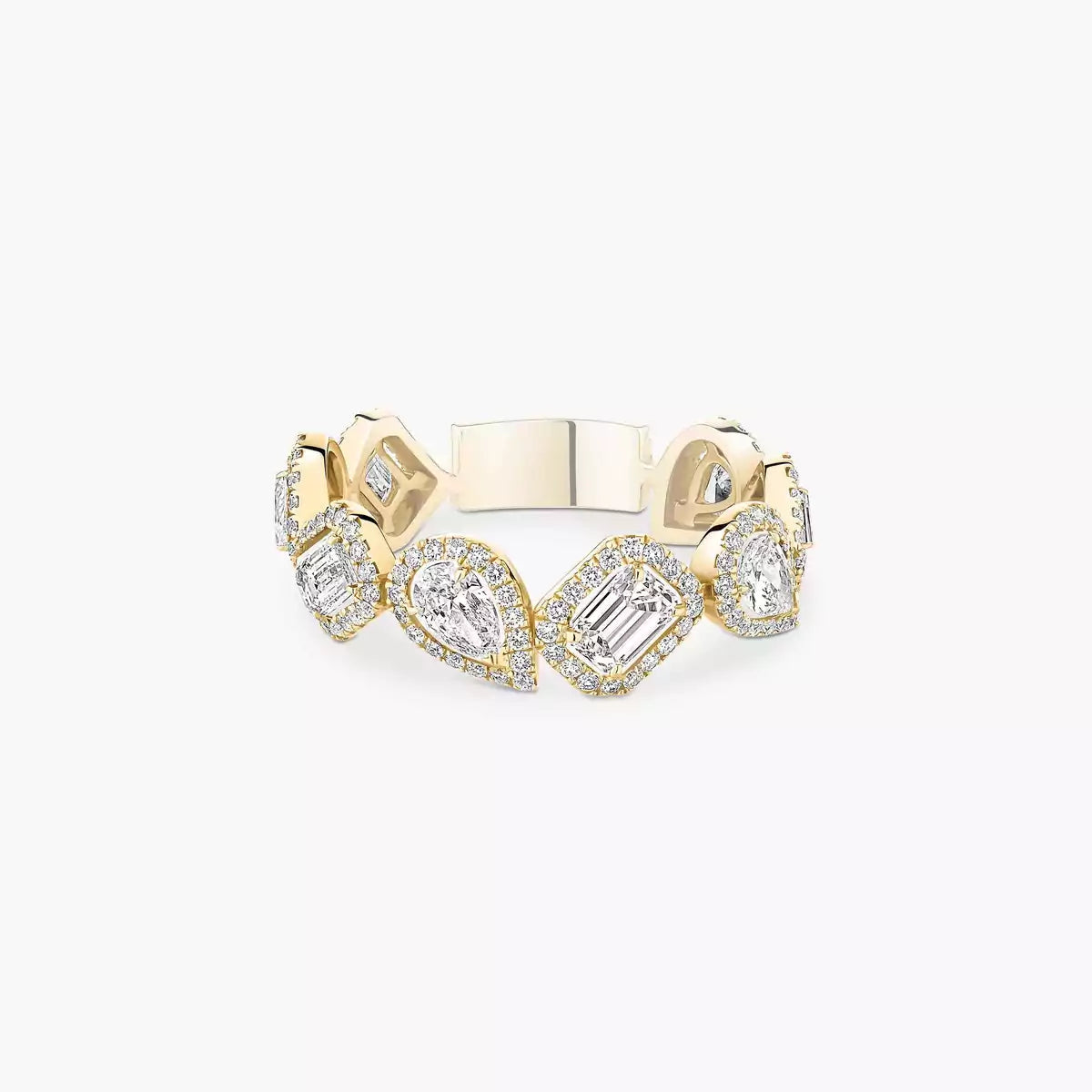 [Glow Jewelry]Diamond Wedding Ring My Twin